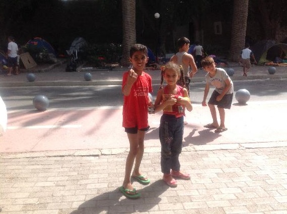 Syrian children thankful for the aid they are being given